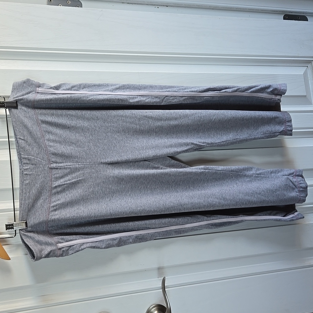 Danskin Heather Gray Crop Lounge Pants Size XL
